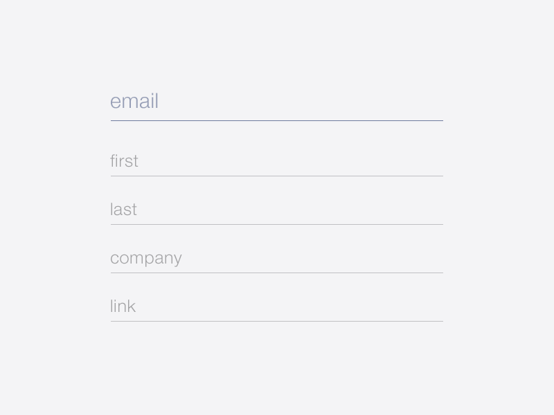 Form company email form information name registration sign up speed