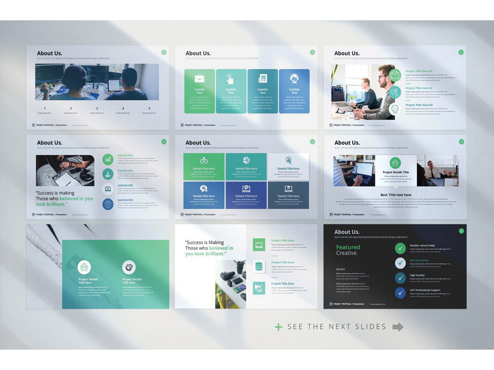 Project Proposal PowerPoint Template by Md. Shoikot Hasan on Dribbble