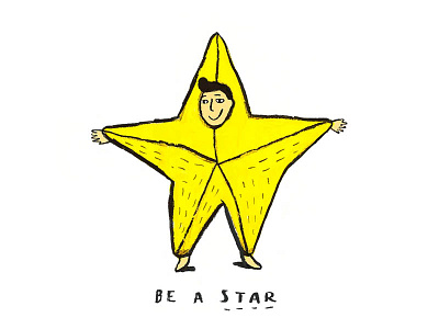 Star Dribbble colors drawing funny illustration quotes star