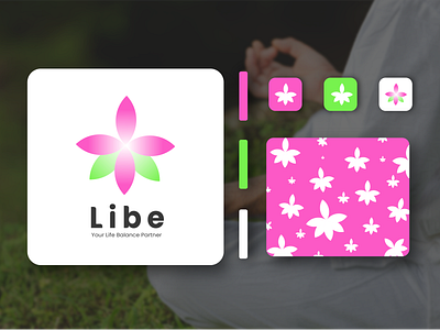 Libe's Logo app branding design icon logo minimal web website