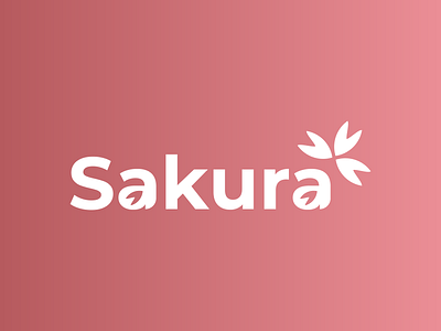 Logo Sakura branding design designer logo designer portfolio icon logo minimal mockups vector website