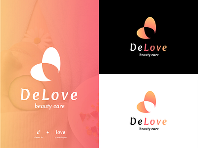 DeLove Beauty Care Logo brand design brand identity branding design designer designer logo designer portfolio graphic design logo logodesign