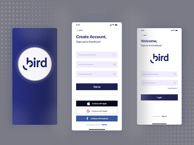 Blue Bird App app branding design graphicdesign illustration logo minimal ui uidesign userinterface ux uxdesign