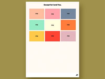 Expect I and You design flier illustration poster a day poster art poster design typography vector