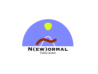 N(ew)ormal logo branding illustration logo