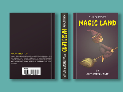 Book Cover design for comic story