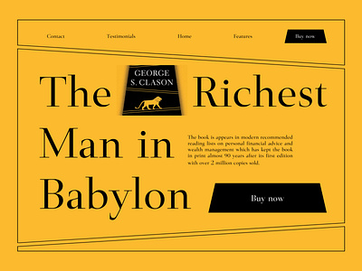 "The Richest Man in Babylon" Book Landing Page