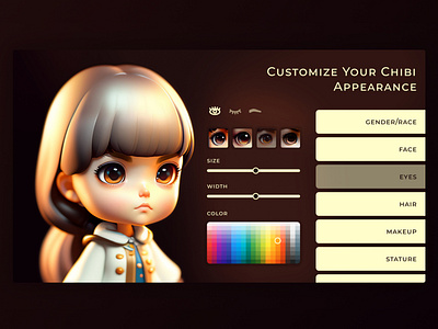 Customize Product chibi customize dailyui dailyui challenge design figma ui ux web