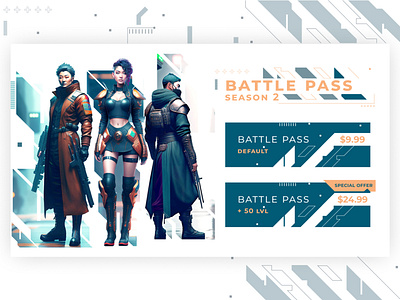 Special Offer battle pass dailyui dailyui challenge design figma game ui pass ui ux web
