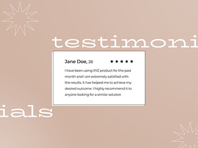 Testimonials comment dailyui dailyui challenge design figma neobrutalism review testimonial testimonials ui ux web