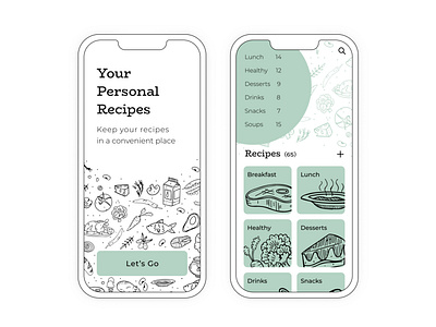 Recipe app dailyui dailyui challenge design figma mobile app recipe ui ux web