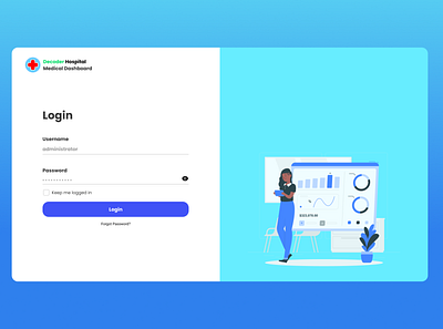 Login Page ui web design