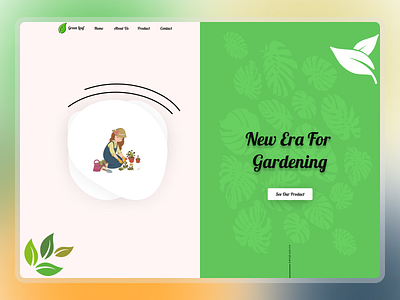 Gardening Shop Landing Page