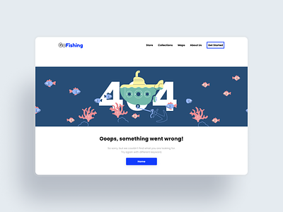 404 Page figma ui web design