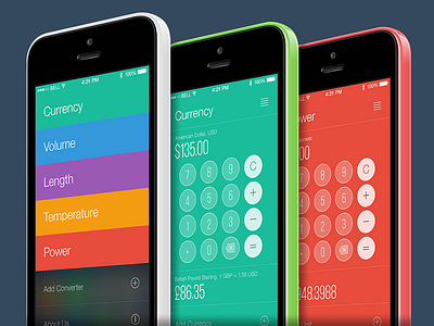 Fancy Units application converter ios iphone