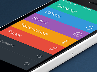 FancyUnits converter fancyunits flat ios iphone