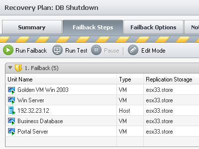 Win XP Application: System Recovery Manager interface recovery windows