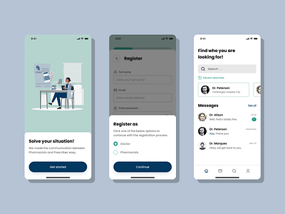 Medical-related app app medical mobile app ui uiux