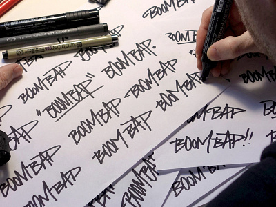 Boom Bap art direction branding