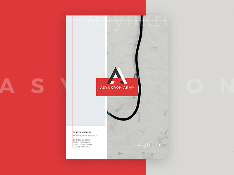 Design Manual for Asynkron art asynkron cover design manual minimal minimalistic music typography