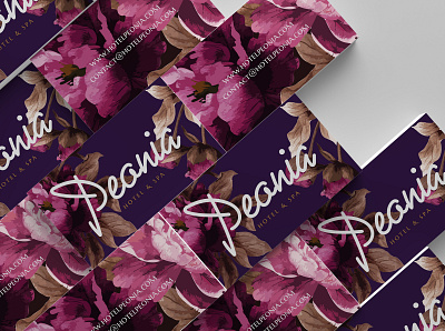 Brand design and visual identity for Peonia branding design logo