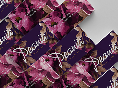 Brand design and visual identity for Peonia