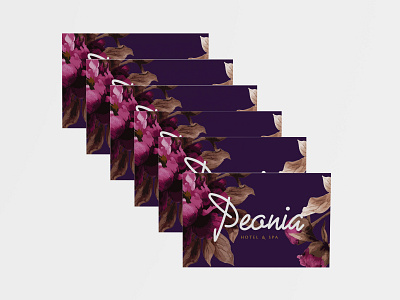 Brand design and visual identity for Peonia branding design logo