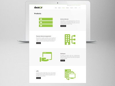 Website for Datacor