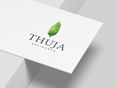 Brand design and visual identity for Thuja Residence