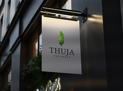 Brand design and visual identity for Thuja Residence branding design graphic design logo