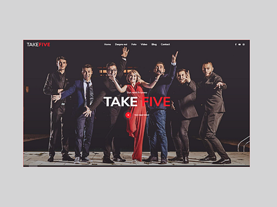 Website for Takefive Cover Band