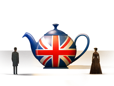 Blighty blighty man photoshop teapot woman