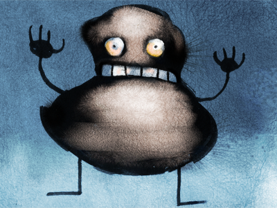 Goblin creature creepy goblin illustration photoshop scared ugly