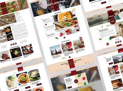 Cleo's Kitchen design ui ux web webdesign