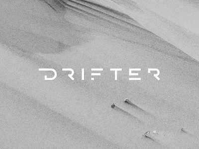 Drifter Logo branding drum n bass futuristic identity logo mexico minimal music sans serif type
