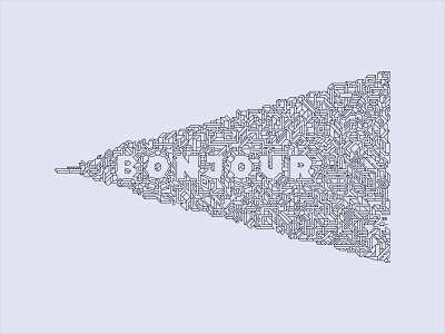 Bonjour Artwork art balance bonjour construction hello houses minimal modern peace simple vector world