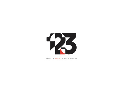 12.3 Prod Logo animation brand identity branding camera identity letter logo minimal modern typography vector video