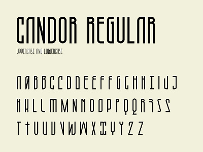 Candor regular character set character character set font fontself letter modern regular type typeface typography vector