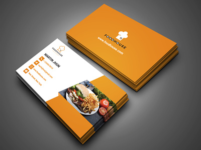 Restaurant Business Card business card business card design creative design card food card male card modern card professional card restaurant business card restaurant card useable card visiting card