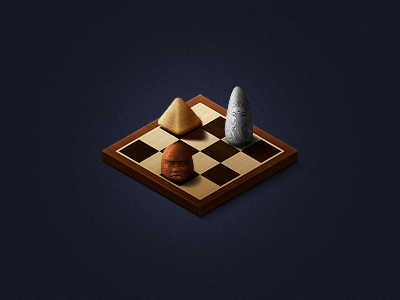Board Game board checkers chess game icon illustration texture wood