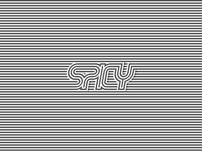 Salt & Pepper branding concept letter lettering logo stripes typography zebra