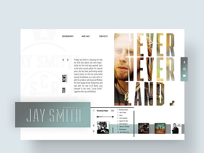 jay smith web concept graphicdesign typography uxui design webdesign