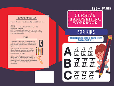 Cursive Handwriting Workbook For Kid's