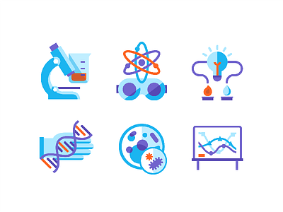 biology icons boil bottle chemicals chemistry experiment icon illustration lab science tube