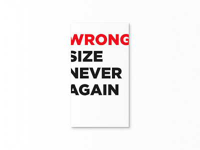 wrong size never again app card fit lazzo size sizer