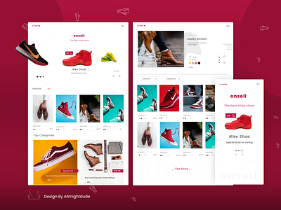 Onsell. Ecommerce website