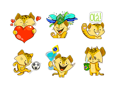 Stickers for ICQ (Brazilian FC 2014)