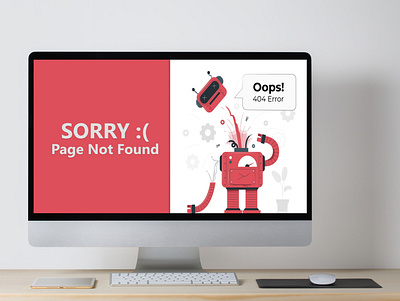 Daily UI Challenge 8 adobe xd dailyui design designs error 404 errorpage ui ux web