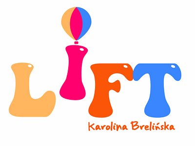 Day 2: Hot Air Balloon [Lift] dailylogochallenge design logo typography vector