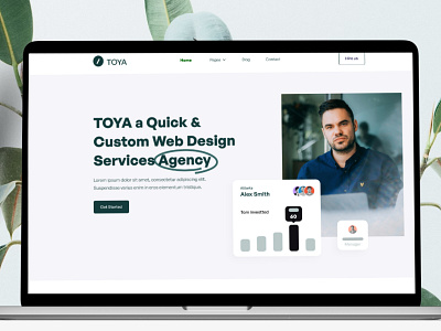 Technology & Business Custom Web Design Services Agency. branding clean color design logo tranding ui ux